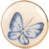 Clayre & Eef 66267 Deurknoop beige-blauw 3x3 cm