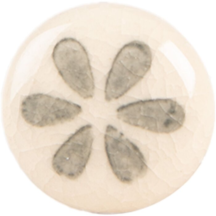 Clayre & Eef 66275G Deurknoop Keramiek Ø 3x3 cm H3 cm