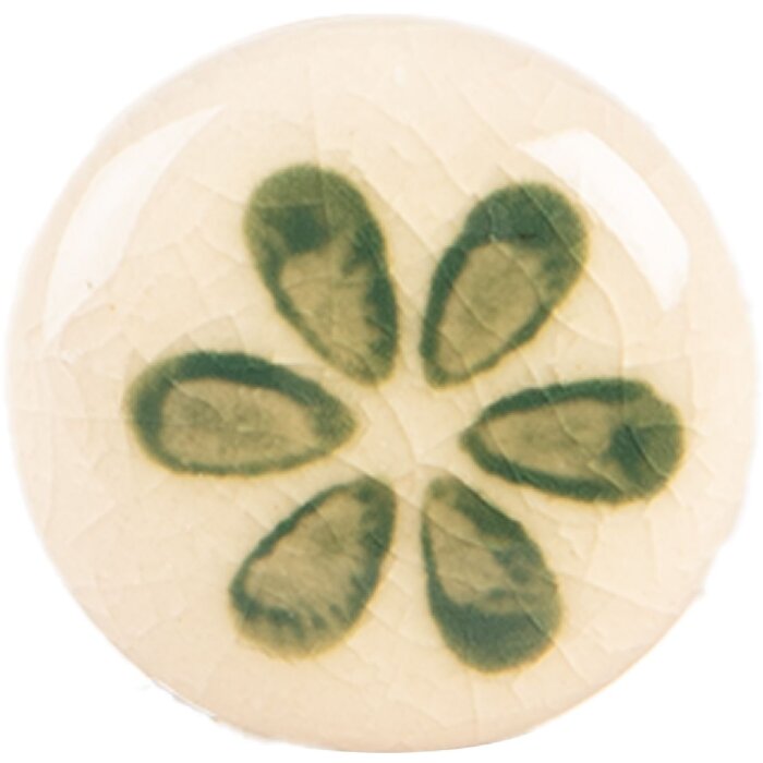 Clayre & Eef 66275GR Deurknoop Keramiek Ø 3 cm / S 3 cm