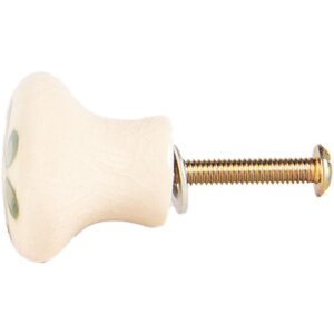 Clayre & Eef 66275GR Deurknoop Keramiek Ø 3 cm...