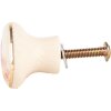 Clayre & Eef 66277 Deurknoop Beige Roze Ø3x3 cm