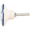 Clayre & Eef 66279 Deurknoop Ø 4x3 cm Keramiek Landelijke stijl