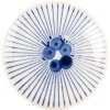 Clayre & Eef 66280 Deurknop Beige Blau Ø 4x3 cm Keramiek