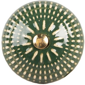 Clayre & Eef 66283 Deurknoop Keramiek Ø 4x3 cm