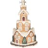 Clayre & Eef 5MG0093 Kerstboomstandaard Ø 35x57 cm Bruin en Wit
