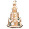 Clayre & Eef 5MG0093 Kerstboomstandaard Ø 35x57 cm Bruin en Wit