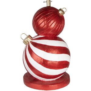 Clayre & Eef 5MG0096 Kerstboomstandaard Rood en Wit...