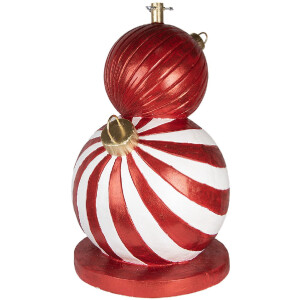 Clayre & Eef 5MG0096 Kerstboomstandaard Rood en Wit...