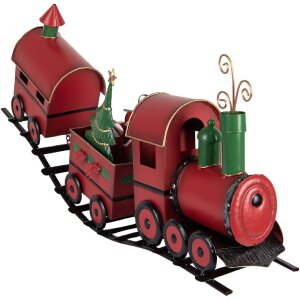 Clayre & Eef 5Y1294 Decoratie Trein 63x13x31 cm Rood