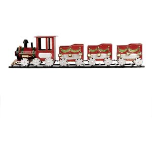 Clayre & Eef 5Y1299 Decoratie Trein 58x12x14 cm Rood