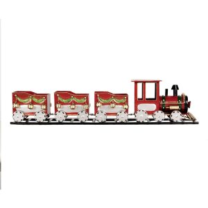 Clayre & Eef 5Y1299 Decoratie Trein 58x12x14 cm Rood