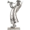 Clayre & Eef 5Y1300 Decoratie Engel 30x15x50 cm Zilverkleur