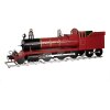 Clayre & Eef 5Y1304 Decoratie Trein 86x18x27 cm Rood
