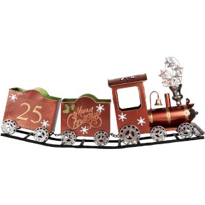 Clayre & Eef 5Y1308 Decoratie Trein 79x15x37 cm Rood