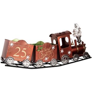 Clayre & Eef 5Y1308 Decoratie Trein 79x15x37 cm Rood