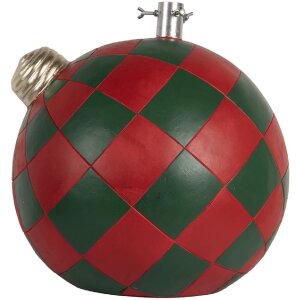 Clayre & Eef 6MG0118 Kerstboomstandaard 42x42x43 cm Rood Groen