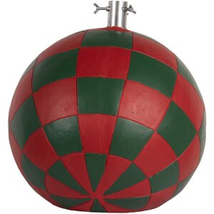 Clayre & Eef 6MG0118 Kerstboomstandaard 42x42x43 cm Rood Groen