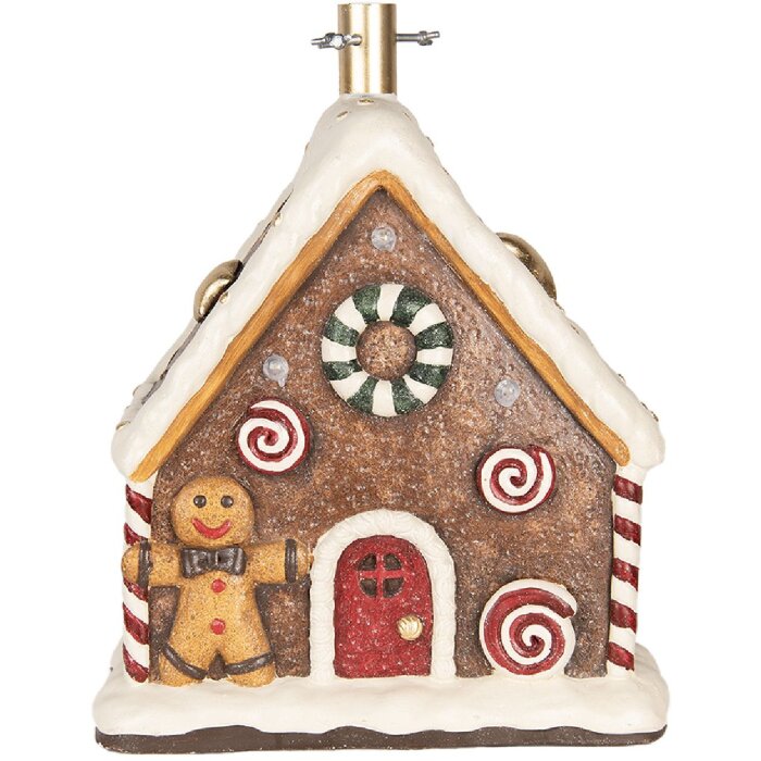 Clayre & Eef 6MG0143 Kerstboomstandaard 37x26x47 cm Bruin en Wit