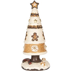Clayre & Eef 6MG0145 Decoratieve Kerstboom Bruin...