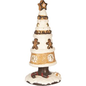 Clayre & Eef 6MG0145 Decoratieve Kerstboom Bruin...