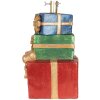 Clayre & Eef 6MG0149 Kerstboomstandaard 25x28x48 cm Rood-Goudkleurig