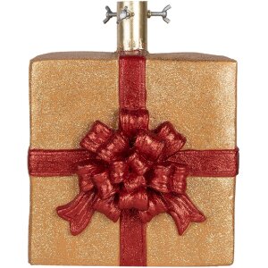 Clayre & Eef 6MG0150 Kerstboomstandaard 26x25x32 cm Goudkleurig