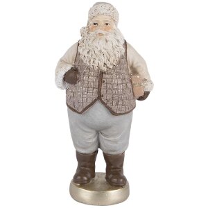 Clayre & Eef 6PR5521 Decoratie Kerstman 8x6x15 cm...