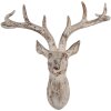 Clayre & Eef 6PR5522 Wanddecoratie Hert 33x16x37 cm