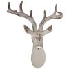 Clayre & Eef 6PR5522 Wanddecoratie Hert 33x16x37 cm