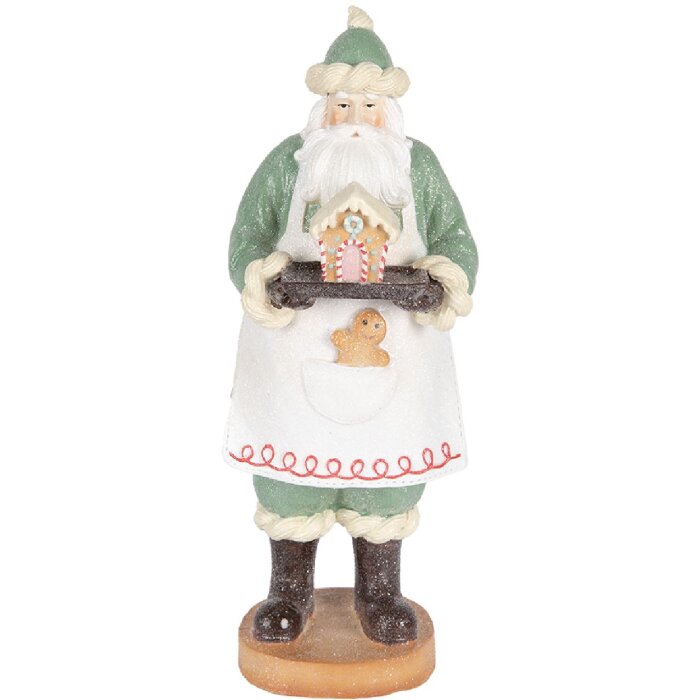 Clayre & Eef 6PR5528 Kerstman Decoratie 11x11x30 cm