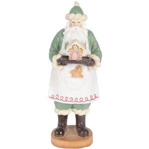 Clayre & Eef 6PR5528 Kerstman Decoratie 11x11x30 cm