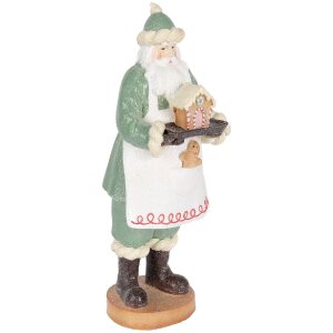 Clayre & Eef 6PR5528 Kerstman Decoratie 11x11x30 cm