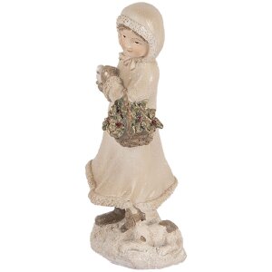 Clayre & Eef 6PR5531 Decoratie Kind 10x7x17 cm beige-bruin