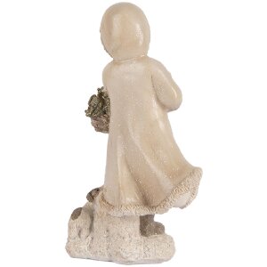 Clayre & Eef 6PR5531 Decoratie Kind 10x7x17 cm beige-bruin
