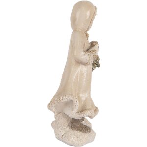 Clayre & Eef 6PR5531 Decoratie Kind 10x7x17 cm beige-bruin