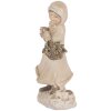Clayre & Eef 6PR5531 Decoratie Kind 10x7x17 cm beige-bruin