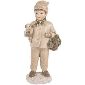 Clayre & Eef 6PR5535 Decoratie Kind 9x7x18 cm Beige