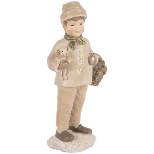 Clayre & Eef 6PR5535 Decoratie Kind 9x7x18 cm Beige