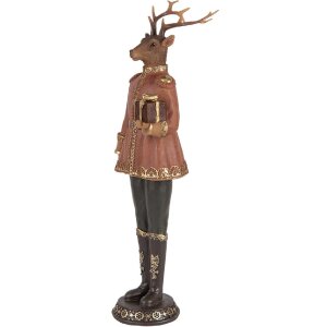 Clayre & Eef 6PR5542 Decoratie Rendier 11x10x38 cm