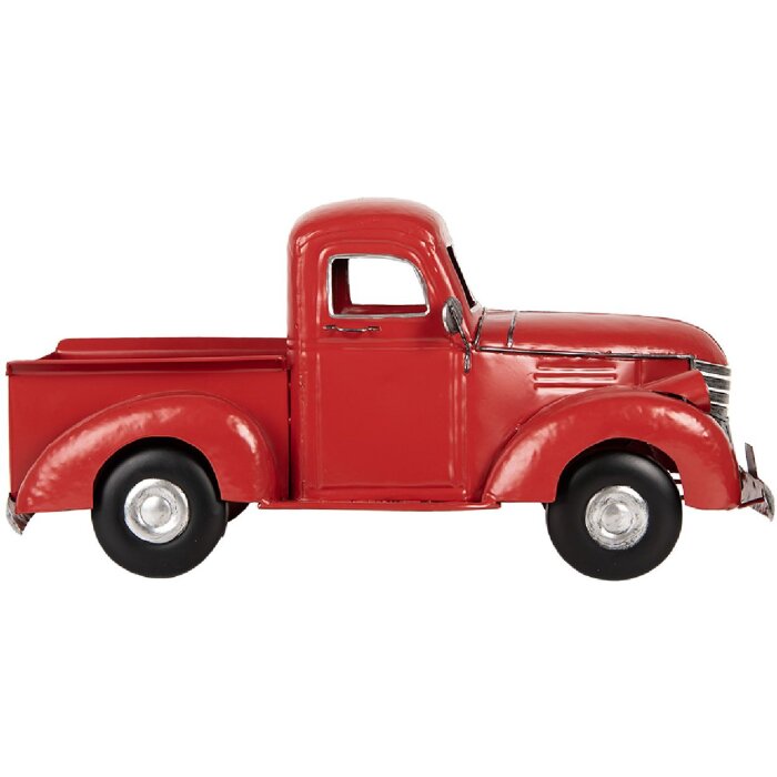 Clayre & Eef 6Y5812 Decoratieve Vrachtwagen 45x22x21 cm Rood