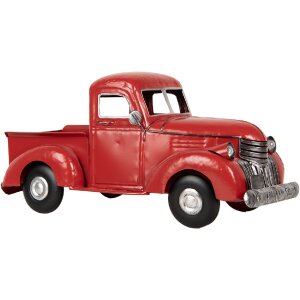 Clayre & Eef 6Y5812 Decoratieve Vrachtwagen 45x22x21 cm Rood