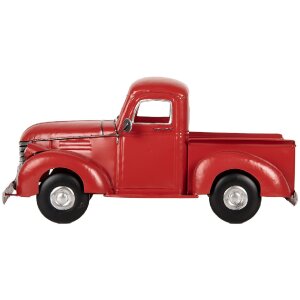 Clayre & Eef 6Y5812 Decoratieve Vrachtwagen 45x22x21 cm Rood