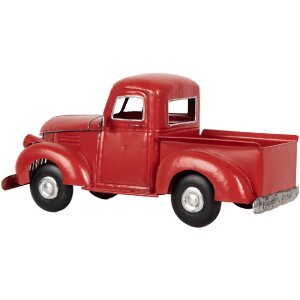 Clayre & Eef 6Y5812 Decoratieve Vrachtwagen 45x22x21 cm Rood