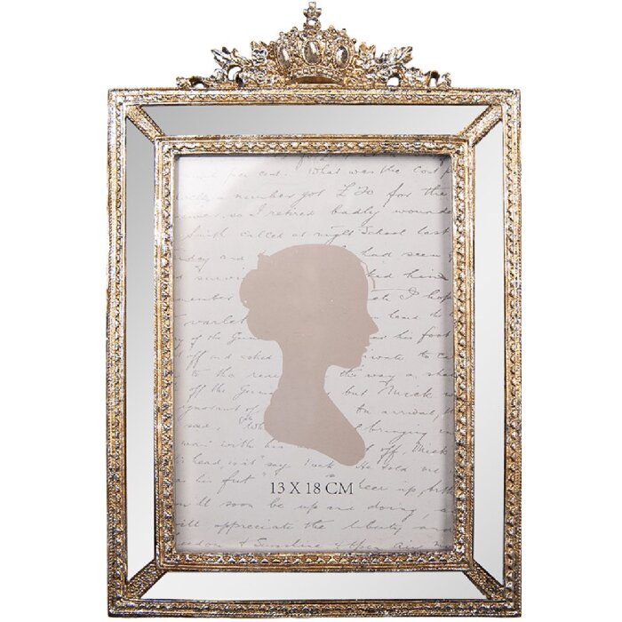 Clayre & Eef 2F1325 Fotolijst 17x26 cm Goud 13x18 cm
