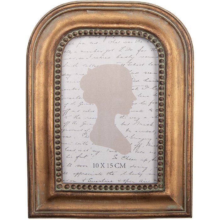 Clayre & Eef 2F1339 Fotolijst 16x21 cm Goud 10x15 cm