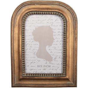 Clayre & Eef 2F1339 Fotolijst 16x21 cm Goud 10x15 cm
