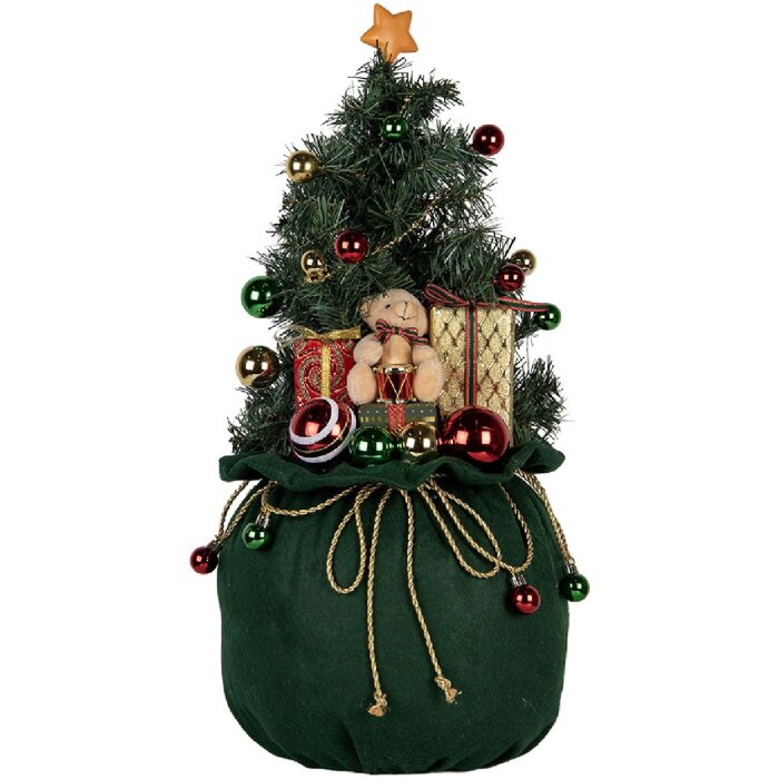 Clayre & Eef 50830 Decoratieve Kerstboom met LED Ø 30x68 cm