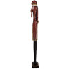 Clayre & Eef 5PR0167 Decoratie Kerstman 10x12x80 cm Rood & Groen