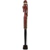 Clayre & Eef 5PR0168 Decoratie Kerstman 9x7x60 cm Rood & Groen