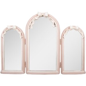Clayre & Eef 62S335 Spiegel 48x4x34 cm roze-wit